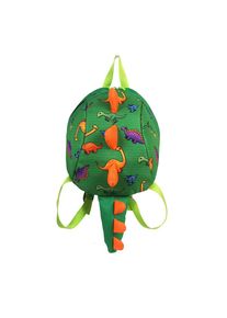 Kids Cartoon Backpack Rucksack with Anti-Lost Strap Preschool Bag for Boys Girls, Green