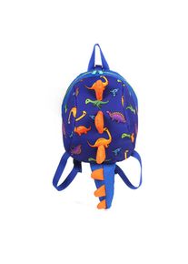 Kids Cartoon Backpack Rucksack with Anti-Lost Strap Preschool Bag for Boys Girls, Dark Blue