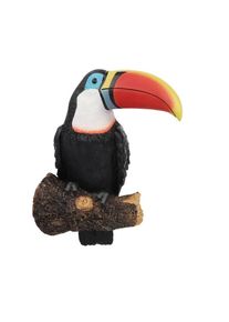 Garden Resin Simulation Big Mouth Bird Sculpture Ornament, Red
