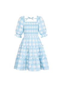 Toddler Little Girls Summer Ruffle Short Sleeve Print Princess Dress, Type 4 / M