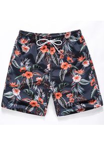 Men's Summer Quick Dry Funny Printing Beach Pants, Style 7 / XXL