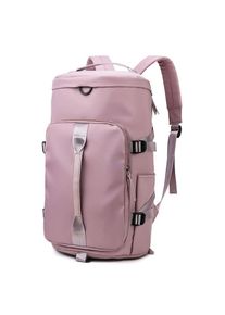 Unisex Waterproof Large Capacity 3-in-1 Travel Sports Bag, Pink