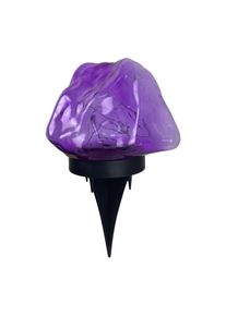 2Pcs Illumination Buried Lights Outdoor Solar LED Color Light, Purple