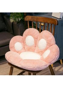 Lazy Sofa Plush Chair Cushion Cute Cat Paw Cozy Warm Seat Pillow, L / Pink