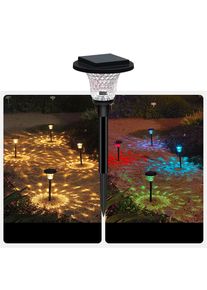 2 Pack Outdoor Garden Waterproof Landscape Solar Lawn Lamp