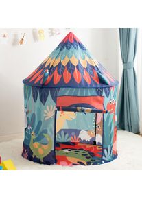 Kids Indoor 3D Printing Tent Play House Foldable Baby Dino Tents Toy Gift