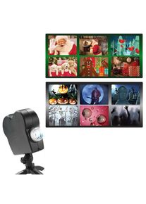 Christmas Halloween Projector Lamp 12 Patterns LED Projection Light Window Display