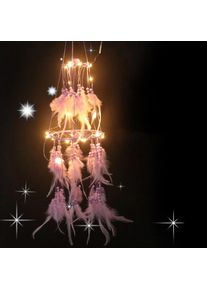 Girly Creative Dream Catcher Ornaments Windchimes Bedroom Decoration, Purple