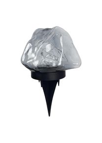 2Pcs Illumination Buried Lights Outdoor Solar LED Color Light, Transparent