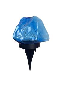 2Pcs Illumination Buried Lights Outdoor Solar LED Color Light, Blue