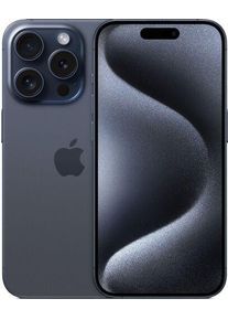 Apple iPhone 15 Pro | 128 GB | Dual-SIM (2 x eSIM) | Titan Blau