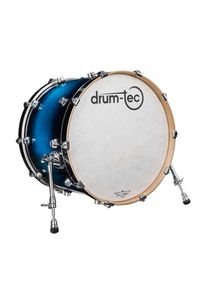 drum-tec pro 3 Bass Drum 22" x 16" (blue burst) b-stock