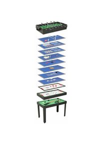 Maison du'Monde - Table de jeu multiple 15 en 1 121x61x82 cm Noir