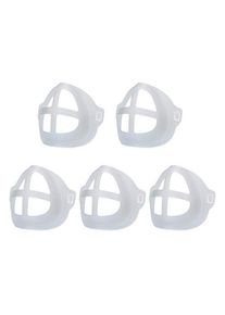 Ensoleille - lechuang Masque de protection Support de masque, 5 pièces Support intérieur Support de masque de cadre Plus d'espace pour une