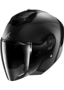 SHARK RS Jet Full Carbon, jethelm , kleur: Mat Zwart/Donkergrijs , maat: XS