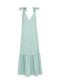 Influencer Sommerkleid Damen aqua Größe 36