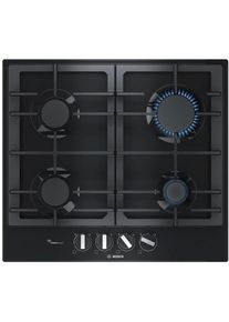 Bosch - Table de cuisson gaz 60cm 4 feux noir PCP6A6B90 - noir