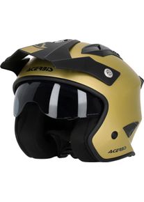 Acerbis Aria Metallic, casque à réaction , couleur: Mat-Or , taille: S