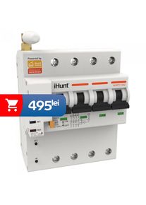iHunt Home WIFI Smart Circuit Breaker with Metering 4P 40A - Siguranta automata inteligenta cu contorizare