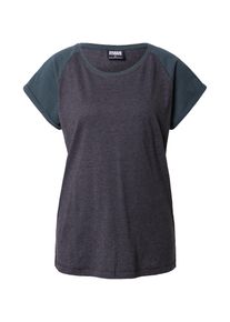 Urban Classics, Damer, Shirts, Mørkegrå / Smaragd, Størrelse L