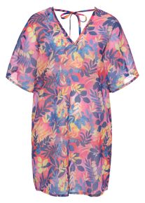 Vivance Kvinnor Tunika marinbl&aring; / gul / r&ouml;d Storlek 44