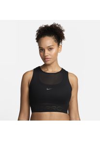 Nike Pro tanktop van mesh voor dames - Zwart