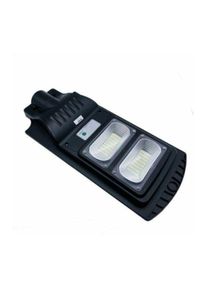 Luminaire LED urbain solaire 20W IP65 - Barre métallique - - Noir