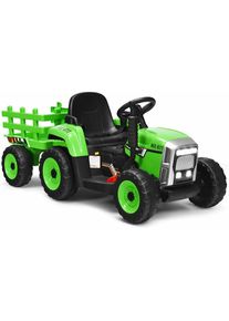 Costway - Tracteur à 3 Vitesses avec Remorque Amovible