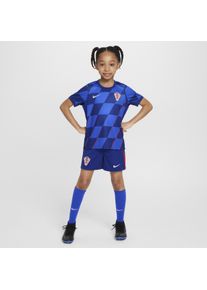 Tenue replica Nike Football Croatie 2024/25 Stadium Extérieur pour enfant - Bleu