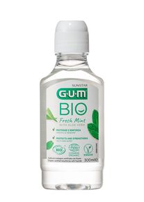 GUM BIO Fresh Mint ústna voda s aloe vera, 300 ml