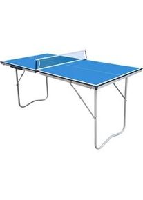Tischtennistisch , Blau , Holz, Metall , 67x69x150 cm , Freizeit & Co, Spieltische, Tischfußball & Co