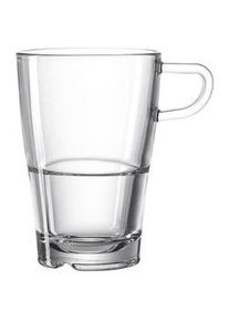 Leonardo Latte-Macchiato-Set , Transparent , Glas , 6-teilig , 11.30x12.00x8.30 cm , Gläser, Tee- & Kaffeegläser