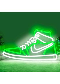 Qiyao - Enseigne néon Sneaker pour chaussures de sport, enseignes lumineuses à led pour garçons, pour chambre à coucher, grotte, maison, fête, pub,