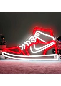 Qiyao - Enseigne néon Sneaker pour chaussures de sport, enseignes lumineuses à led pour garçons, pour chambre à coucher, grotte, maison, fête, pub,