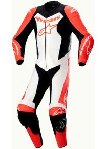 Alpinestars GP Force Lurv, leather suit 1pcs. perforated , color: Neon-Red/White/Black , size: 50