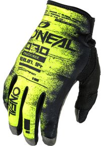 O Neal ONeal Mayhem Scarz, gants , couleur: Noir/Jaune Néon , taille: L