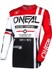 O Neal ONeal Element Warhawk, camisola , cor: Preto/Branco/Vermelho , tamanho: M