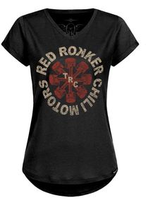 Rokker Anthony, t-shirt women , color: Black/Grey/Red , size: S