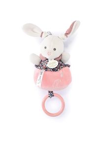 Doudou Gift Set Soft Toy with Music Box pluche knuffel met muziek Pink Rabbit 1 st