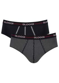 Sloggi Heren Slip rood / zwart / wit S