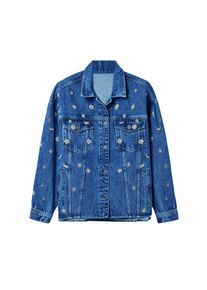 Desigual Geacă de primăvară-toamnă 'Daisy' Femei albastru, Mărimea XS