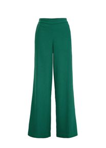 WE Fashion Hose Damen grün Größe 32 Unifarben