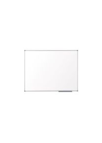 Essence magnetic whiteboard of steel 900x600mm - frame of anodised aluminium - marker pen tray - colour white - NOBO
