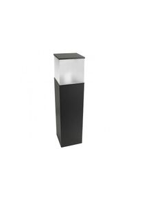 LEDS-C4 Borne Cubik, 60cm, aluminium et polycarbonate, gris urbain - Gris