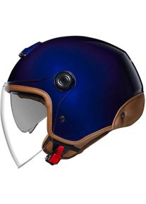 Nexx Y.10 Sunny, open face helmet , color: Dark Blue/Brown , size: M