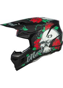 O Neal ONeal 3SRS Melancia, kruishelm , kleur: Mat Zwart/Groen/Rood , maat: L