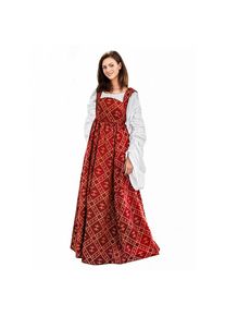 Medieval Dress - Fleur-De-Lis, red | halloween costume