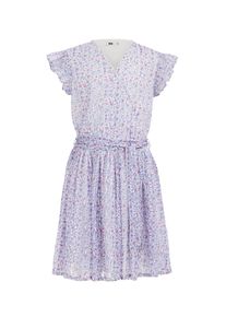 WE Fashion Vestido em roxo, branco