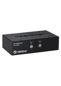 Trendnet KVM-switch, 2-port, 2048 x 1536, DVI - USB-A - TK-222DVK