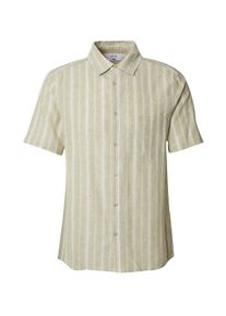 DAN FOX APPAREL Koszula 'Ole' dla mężczyzn beżowy / piaskowy / biały Rozmiar S